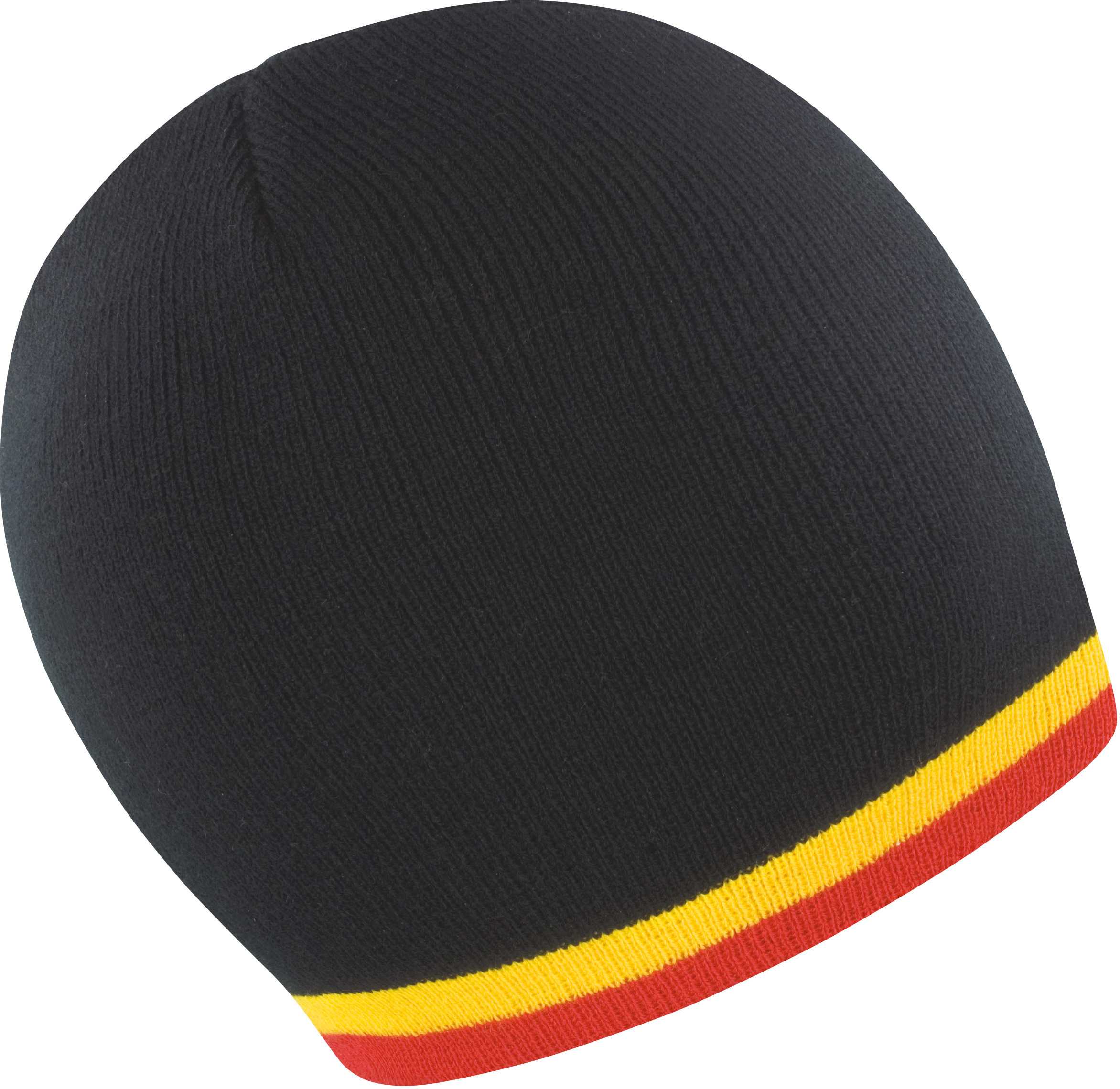 Gorro "Supporter" Black / Yellow / Red
