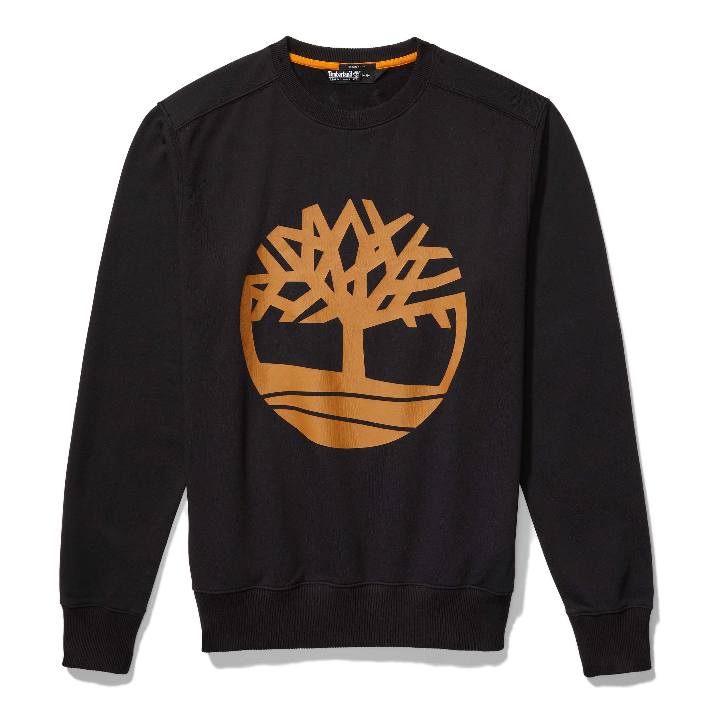 Sudadera de cuello redondo core tree Black / Wheat Boot
