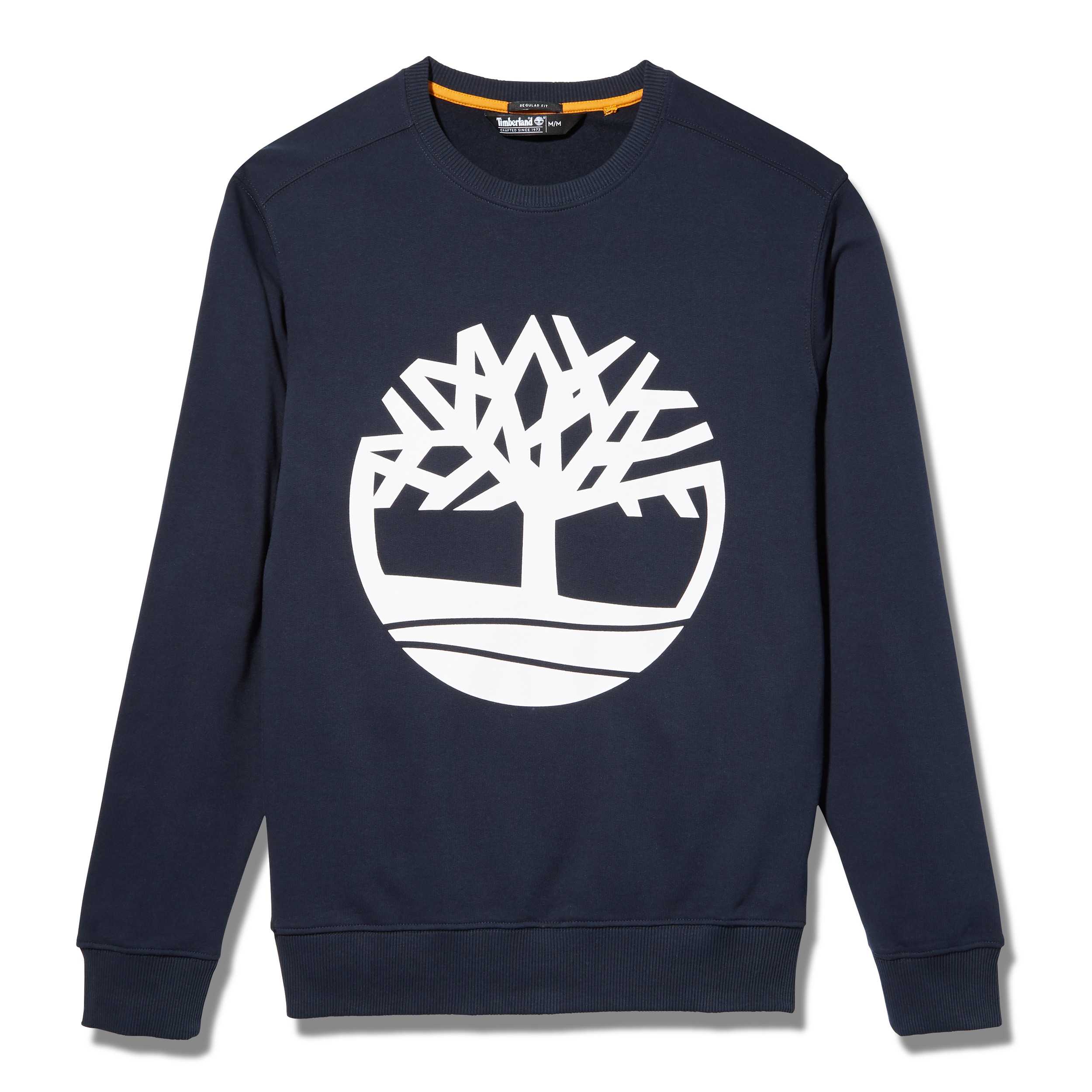 Sudadera de cuello redondo core tree Dark Sapphire / White