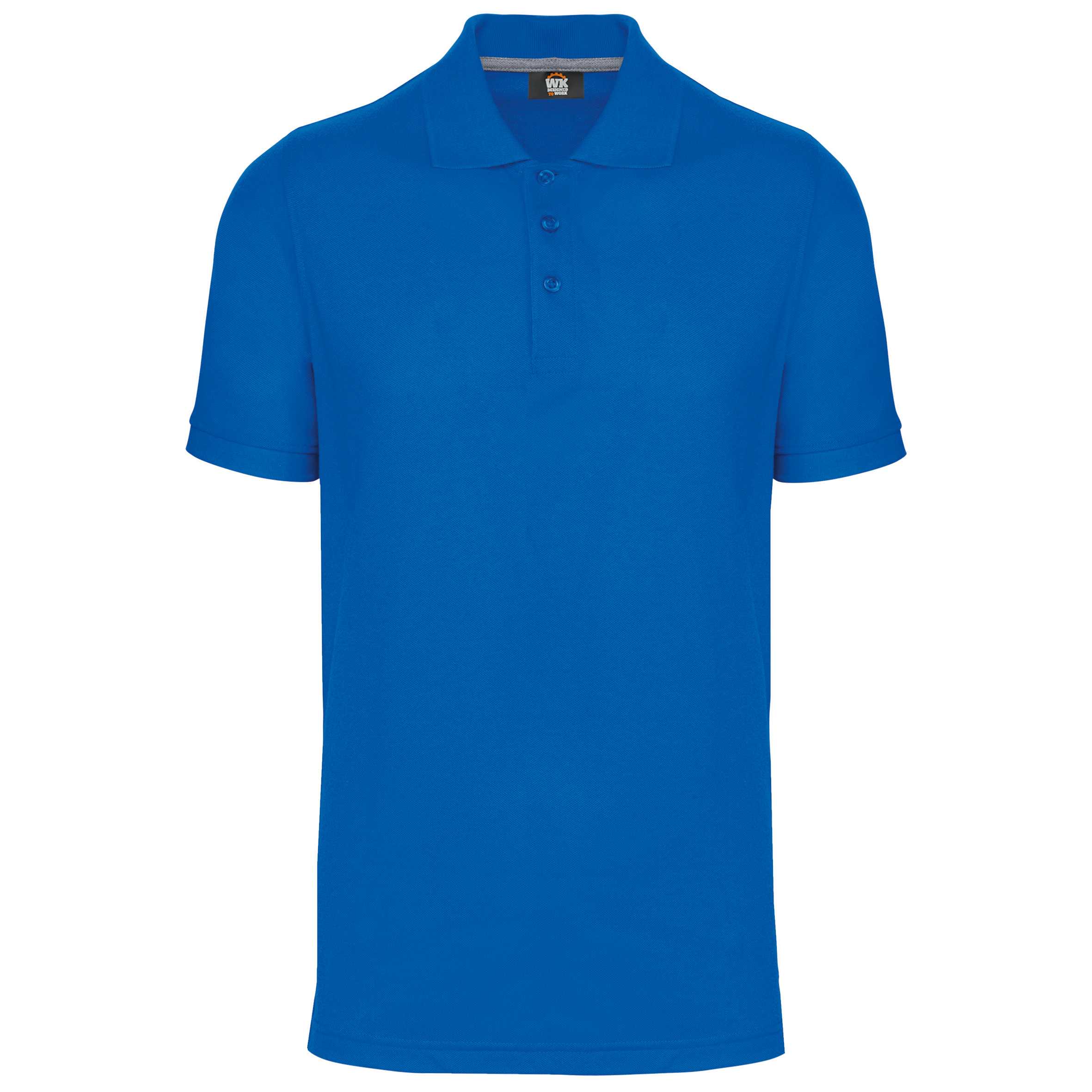 Polo Antibacteriano Hombre Light Royal Blue