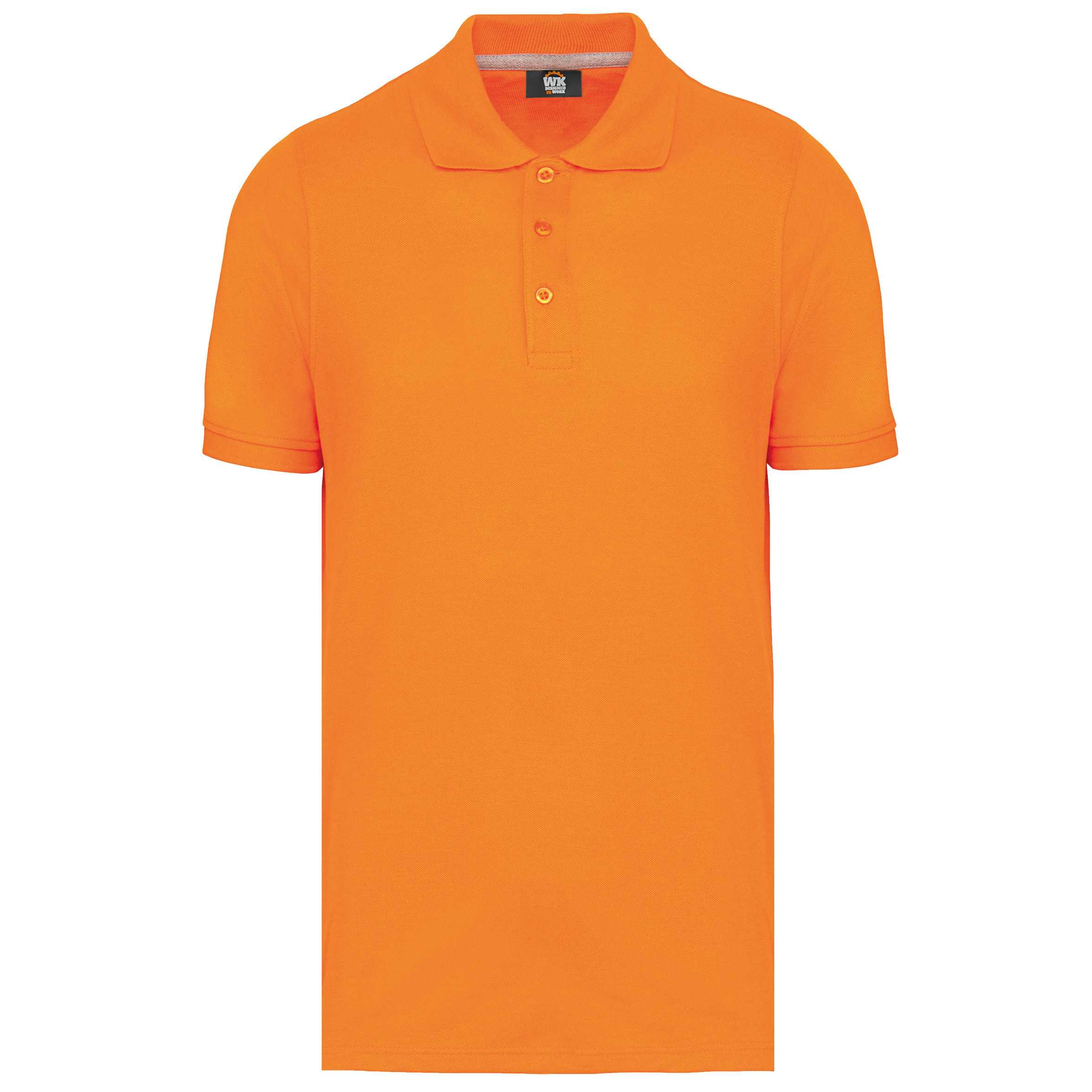 Polo Antibacteriano Hombre Orange