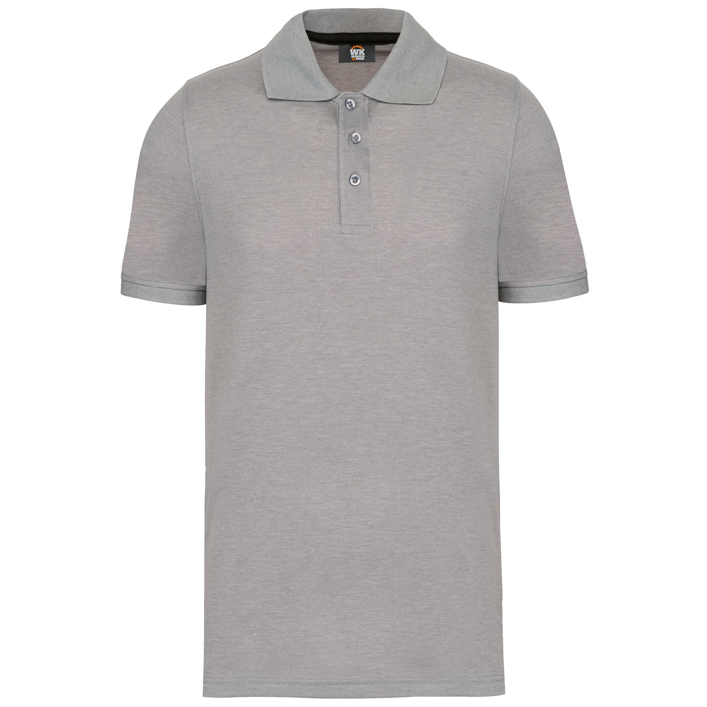 Polo Antibacteriano Hombre Oxford Grey