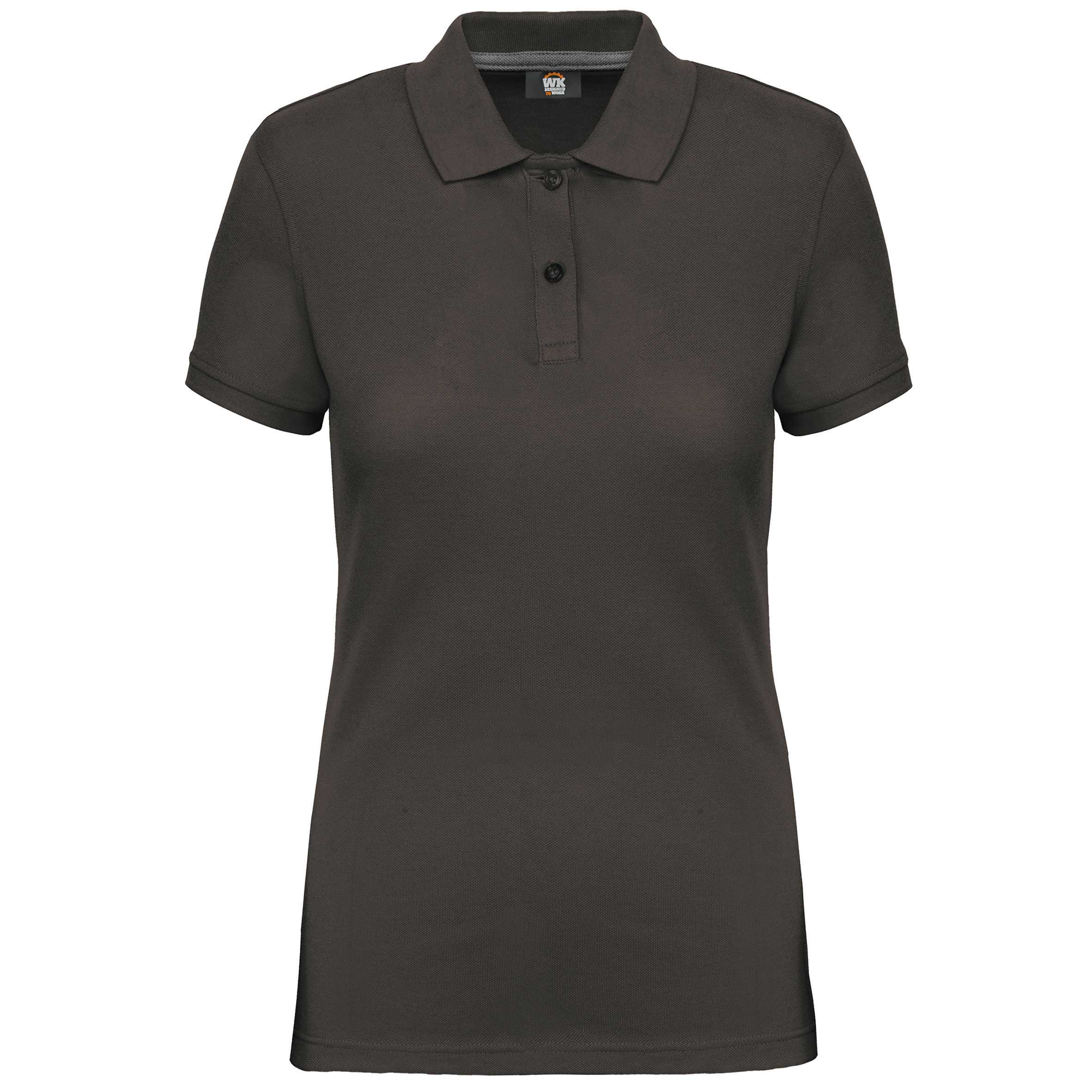 Polo Antibacteriano Mujer Dark Grey
