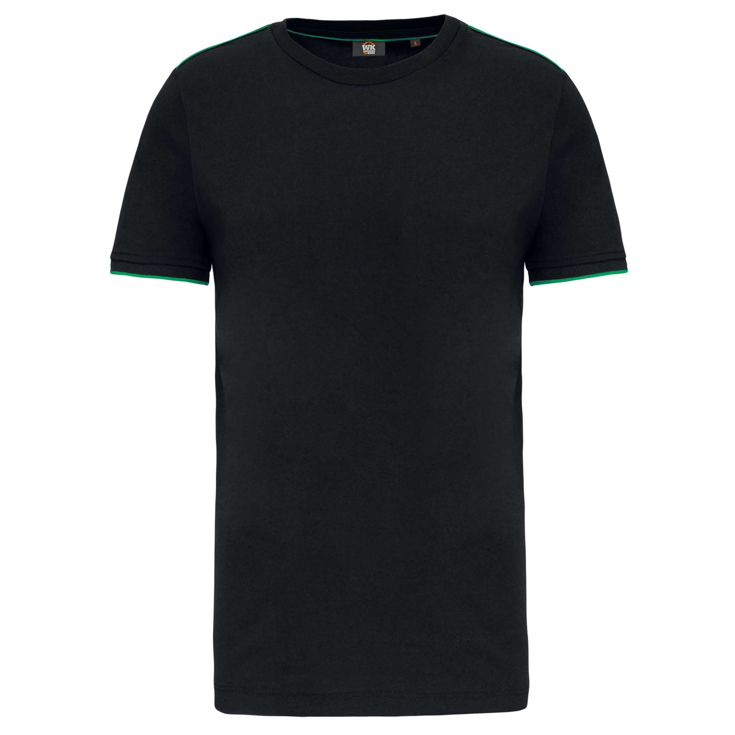 Camiseta Day To Day hombre Black / Kelly Green