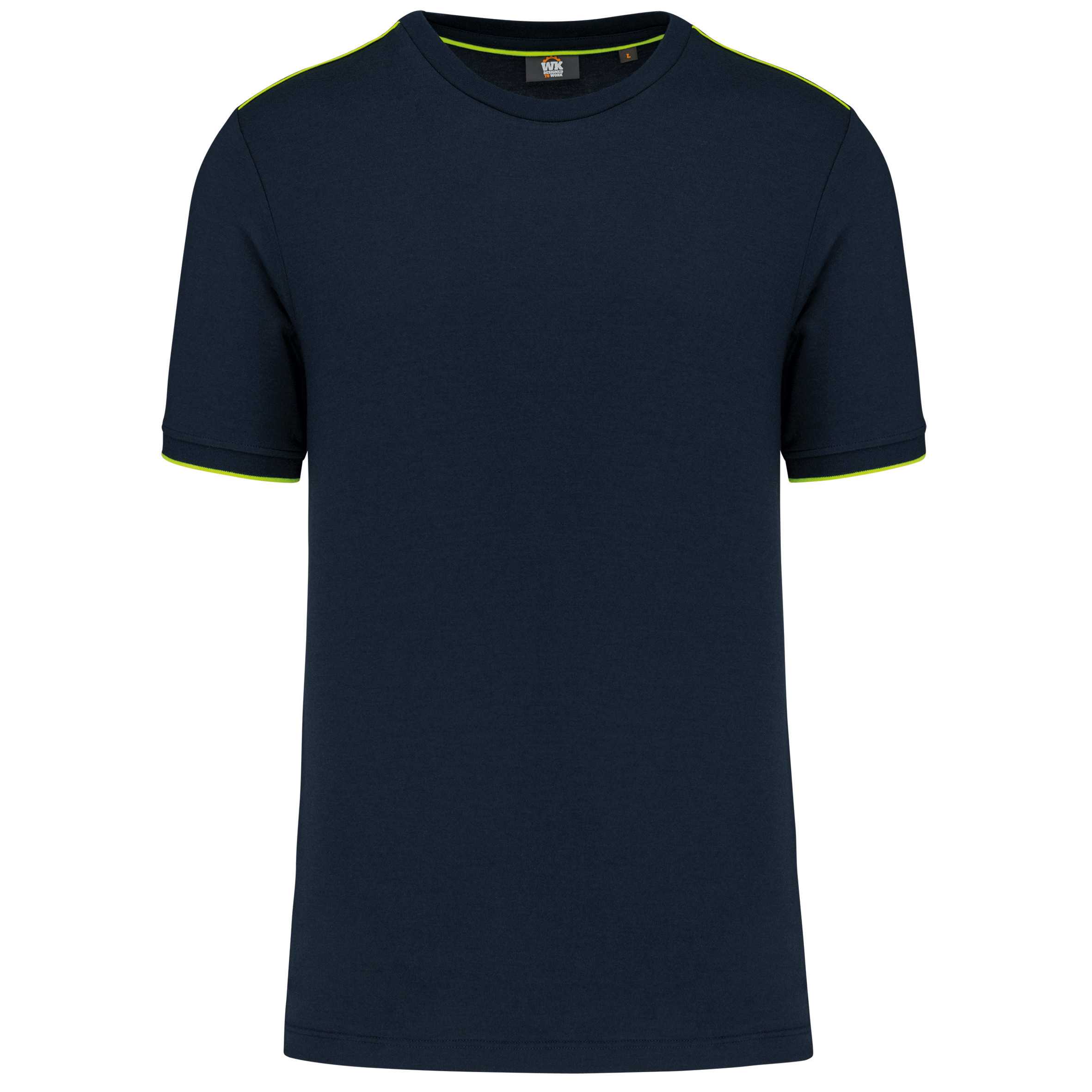 Camiseta Day To Day hombre Navy / Fluorescent Yellow