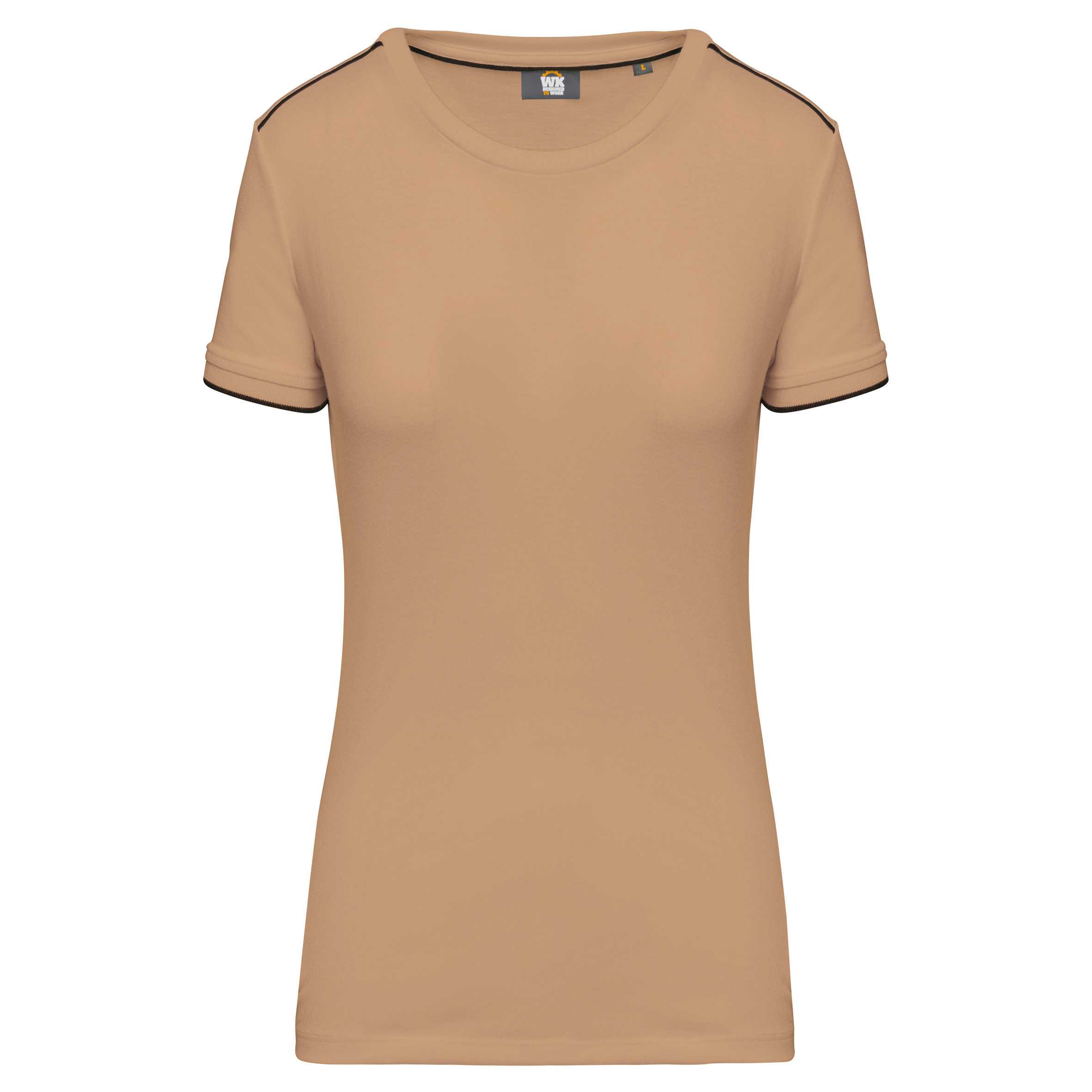 Camiseta Day To Day mujer Camel / Black