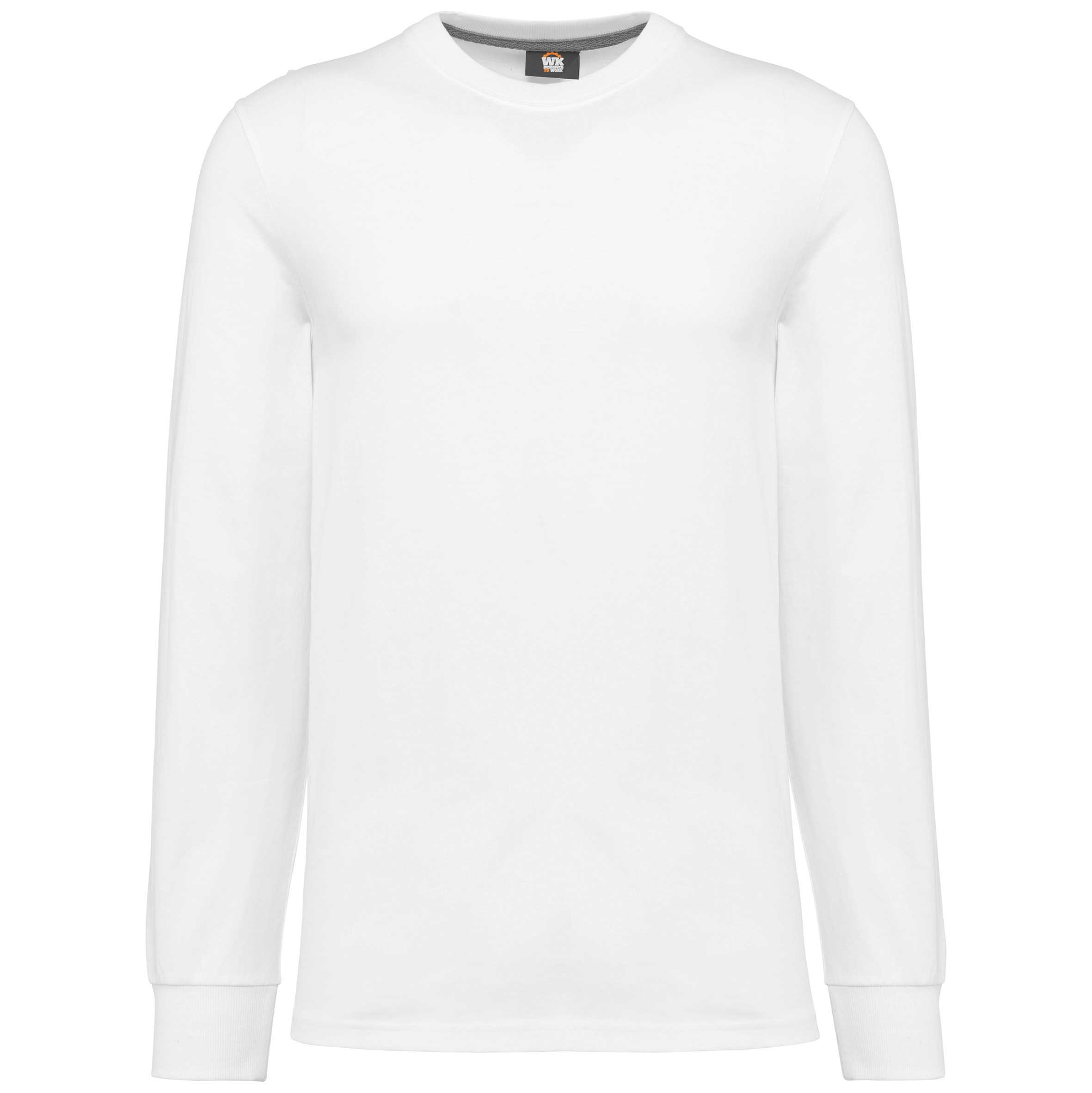 Camiseta ecorresponsable manga larga - Unisex White